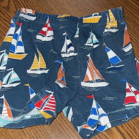 Mud pie short sleeve/shorts sailboat pajamas - Picture 5 of 6